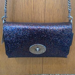 Brand new with tags rare Coach glitter handbag!